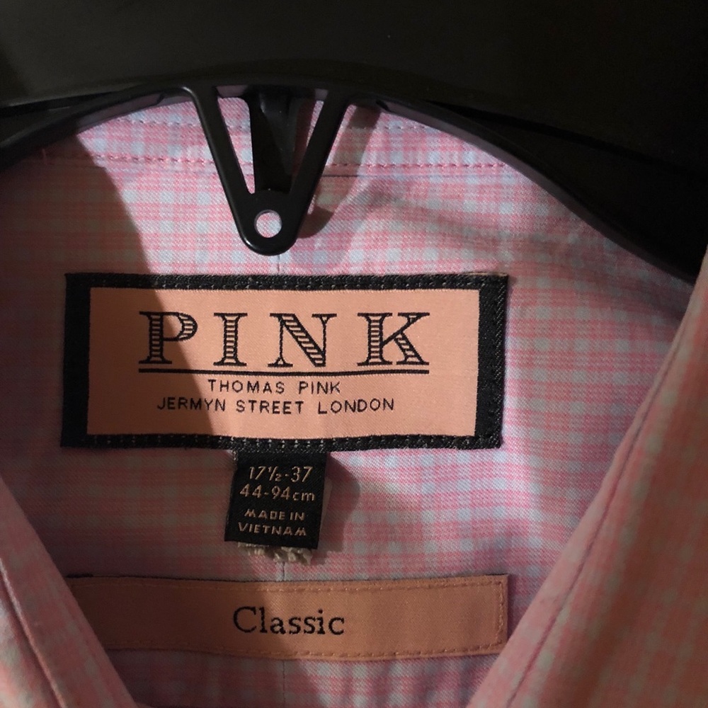 Thomas Pink Dress Shirt - Picture 4 of 4